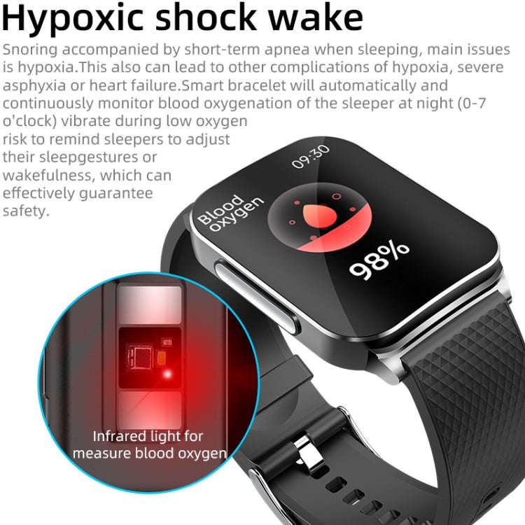 EP03 1.83 inch Color Screen Smart Watch,Support Heart Rate Monitoring / Blood Pressure Monitoring...