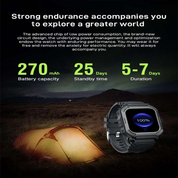 H30 1.91 inch Color Screen Smart Watch,Support Heart Rate Monitoring / Blood Pressure Monitoring(...
