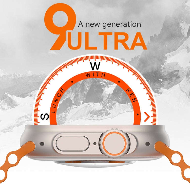 Ultra9 2.1 inch Color Screen Smart Watch,Support Heart Rate Monitoring / Blood Pressure Monitorin...