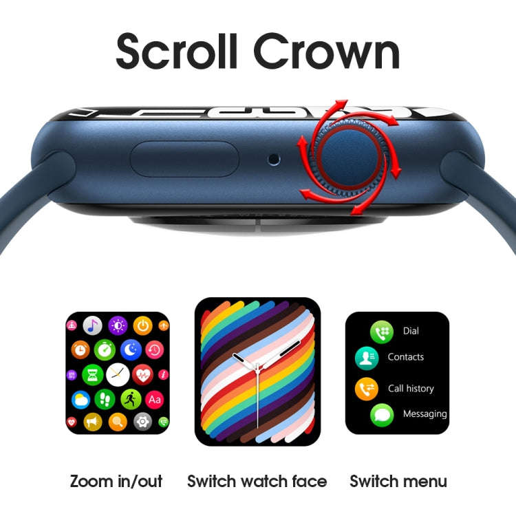 W38 1.9 inch Color Screen Smart Watch,Support Heart Rate Monitoring / Blood Pressure Monitoring(W...
