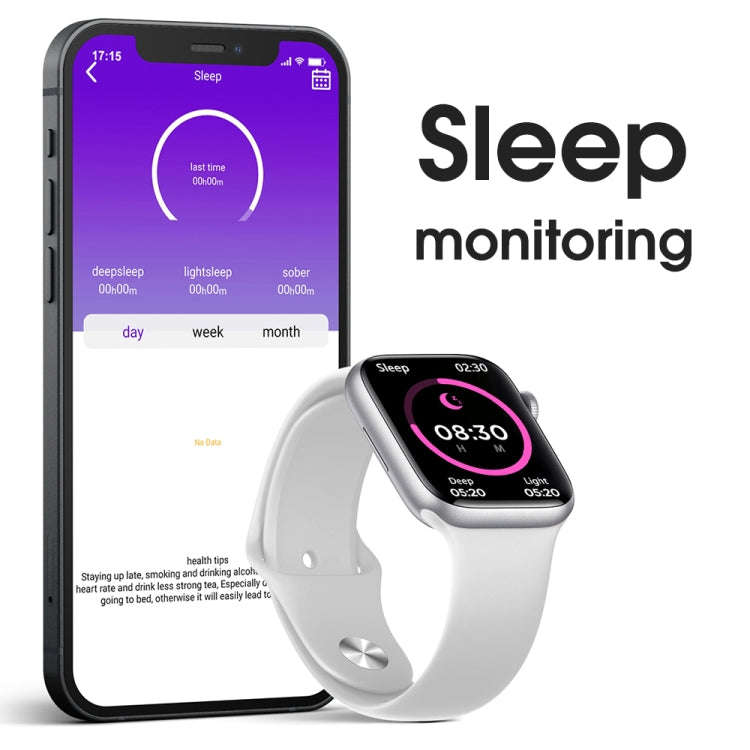W38 1.9 inch Color Screen Smart Watch,Support Heart Rate Monitoring / Blood Pressure Monitoring(P...