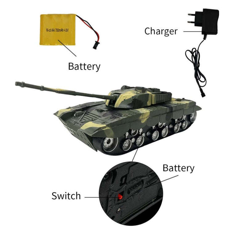 MoFun 369  Remote Control Tank 1:32 Four-way RC Vehicle(Green)