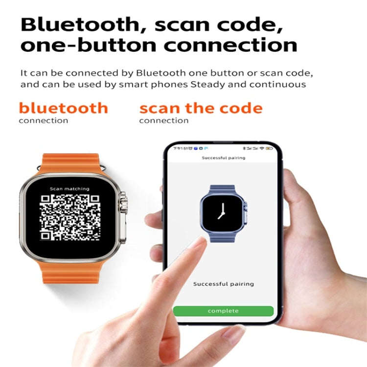 WS83 MAX ULTRA 2.03 inch Color Screen Smart Watch,Support Heart Rate Monitoring / Blood Pressure ...
