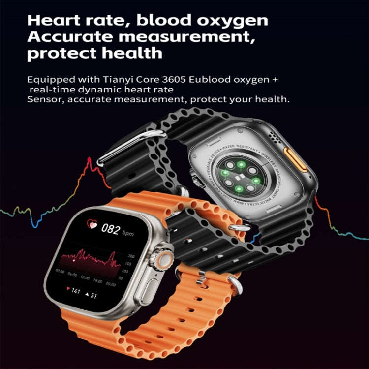 WS83 MAX ULTRA 2.03 inch Color Screen Smart Watch,Support Heart Rate Monitoring / Blood Pressure ...