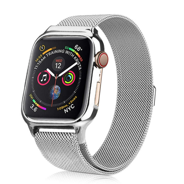 Milanese Loop Magnetic Stainless Steel Watch Band With Frame for Apple Watch Series 4 / 5 40mm(Si...