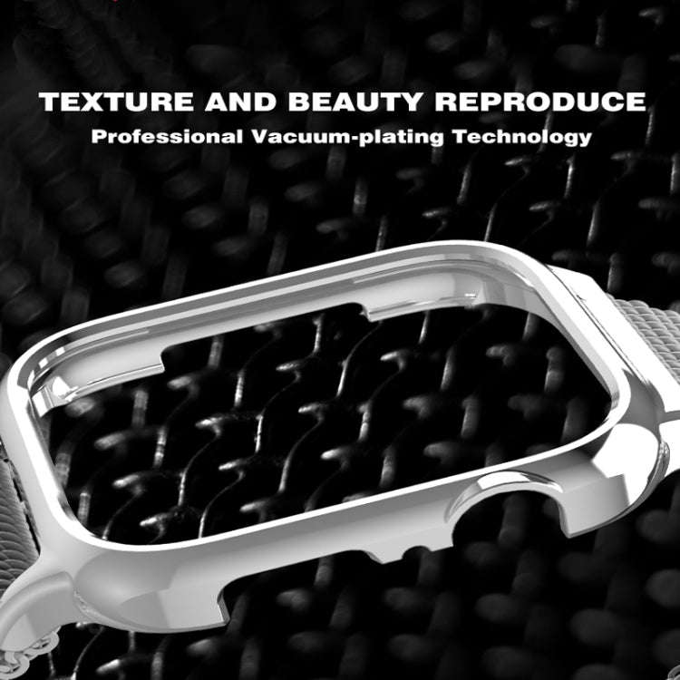 Milanese Loop Magnetic Stainless Steel Watch Band With Frame for Apple Watch Series 4 / 5 40mm(Si...