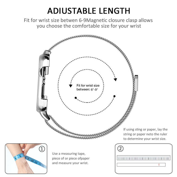 Milanese Loop Magnetic Stainless Steel Watch Band With Frame for Apple Watch Series 4 / 5 40mm(Si...