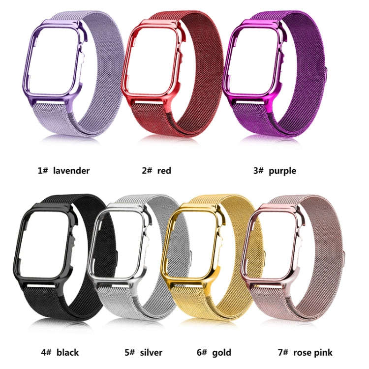 Milanese Loop Magnetic Stainless Steel Watch Band With Frame for Apple Watch Series 4 / 5 40mm(Si...