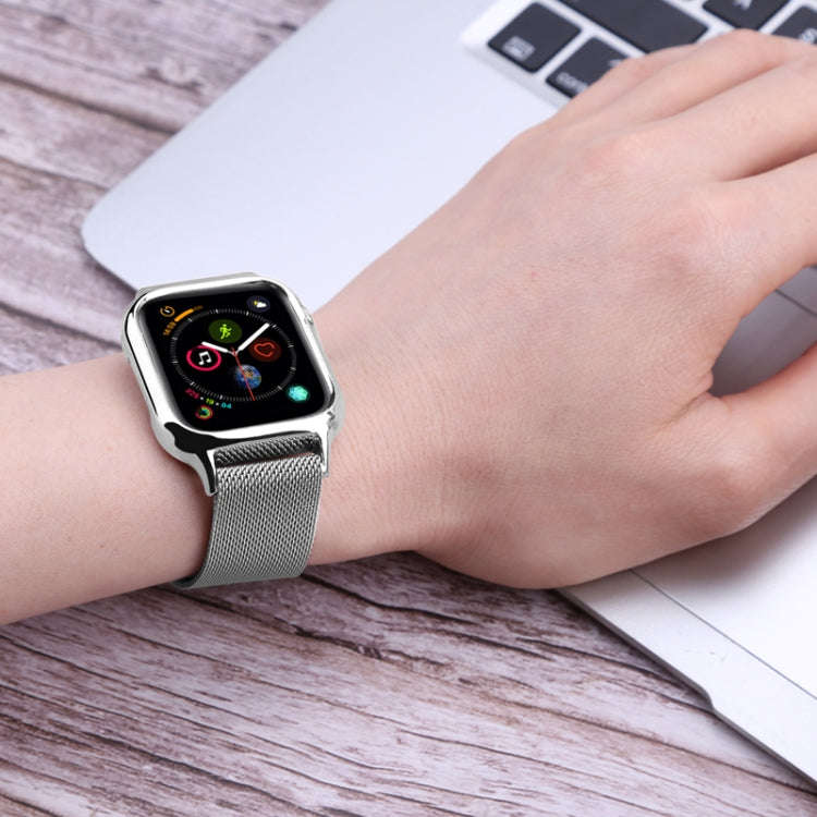 Milanese Loop Magnetic Stainless Steel Watch Band With Frame for Apple Watch Series 4 / 5 40mm(Si...
