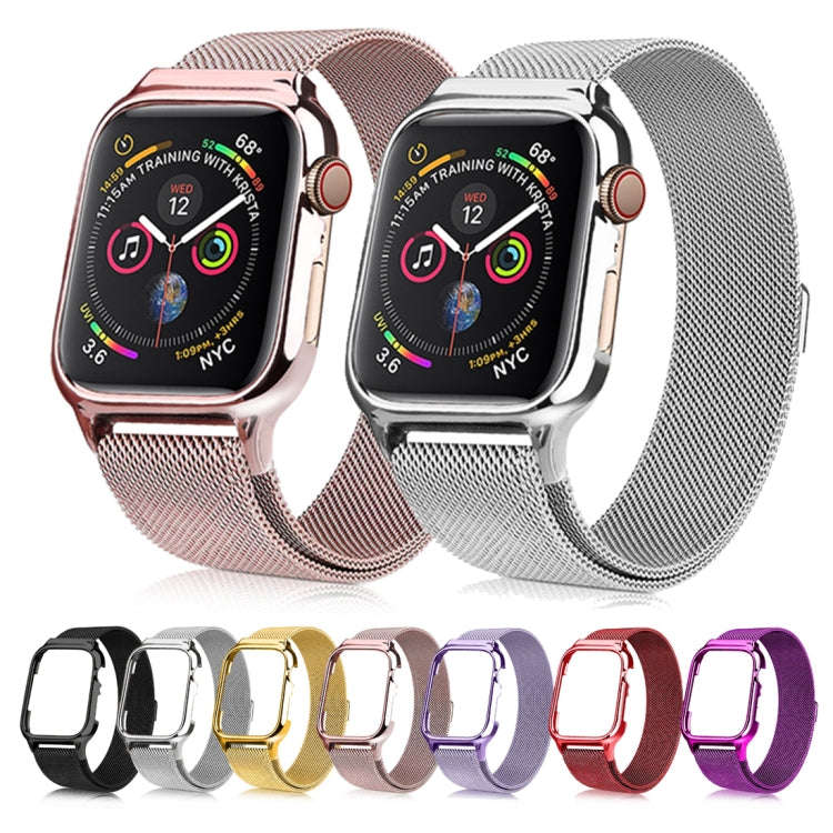Milanese Loop Magnetic Stainless Steel Watch Band With Frame for Apple Watch Series 4 / 5 40mm(Si...