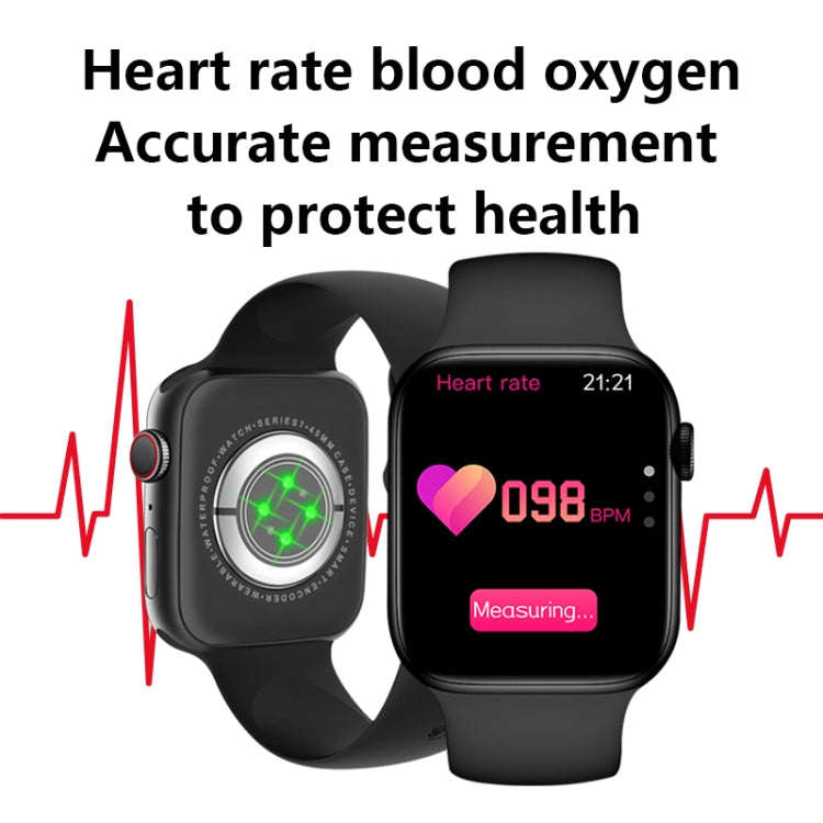WS88 1.96 inch Color Screen Smart Watch,Support Heart Rate Monitoring / Blood Pressure Monitoring...