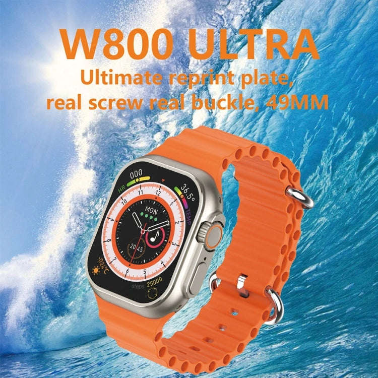 W800 Ultra 2.02 inch Color Screen Smart Watch,Support Heart Rate Monitoring / Blood Pressure Moni...