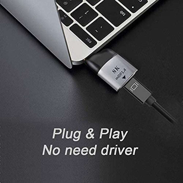 USB C to Mini DisplayPort Adapter 4K 60hz for Tablet Phone Laptop