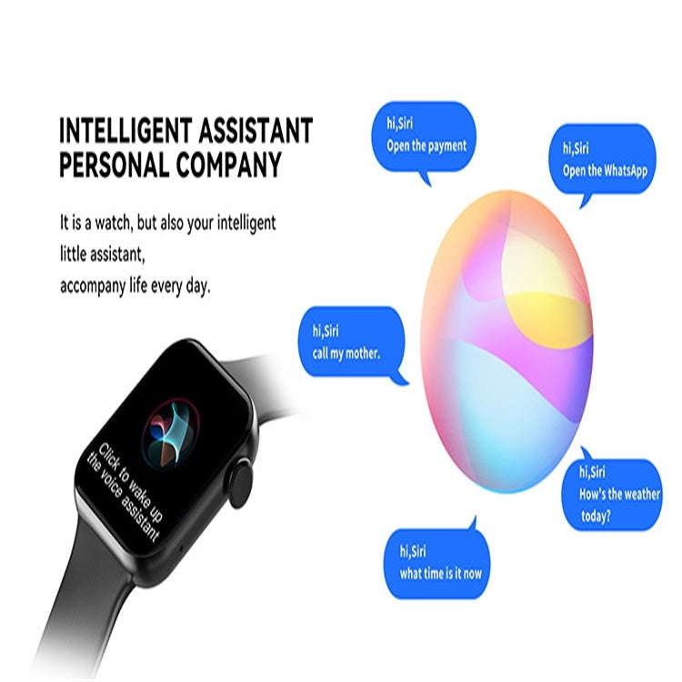 E700 1.86 inch Color Screen Smart Watch,Support Heart Rate Monitoring / Blood Pressure Monitoring...