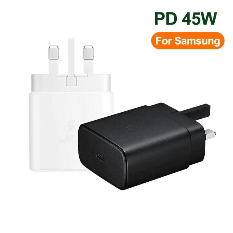 M135 45W USB-C / Type-C Port Fast Charger, UK Plug(Black)