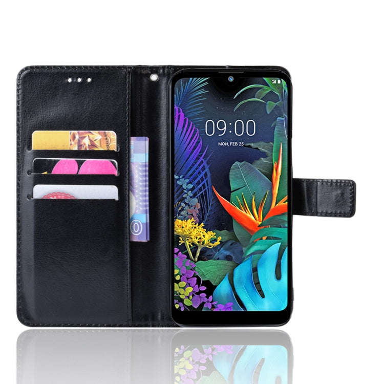 Retro Crazy Horse Texture Horizontal Flip Leather Case for LG K50 /LG Q60, with Holder & Card Slo...