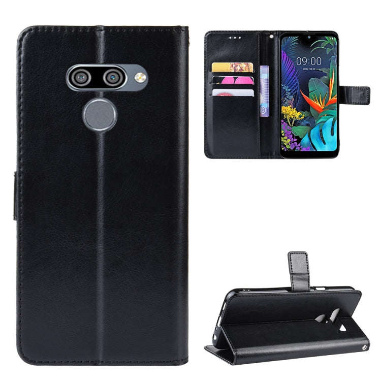 Retro Crazy Horse Texture Horizontal Flip Leather Case for LG K50 /LG Q60, with Holder & Card Slo...