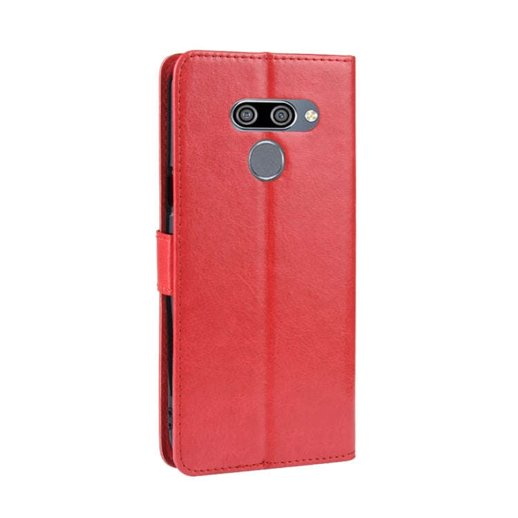 Retro Crazy Horse Texture Horizontal Flip Leather Case for LG K50 /LG Q60, with Holder & Card Slo...