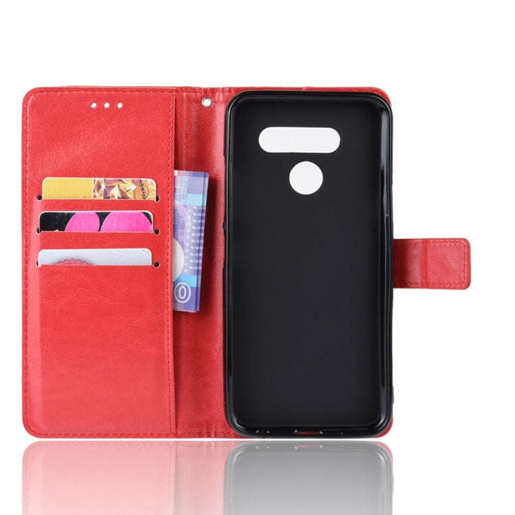 Retro Crazy Horse Texture Horizontal Flip Leather Case for LG K50 /LG Q60, with Holder & Card Slo...