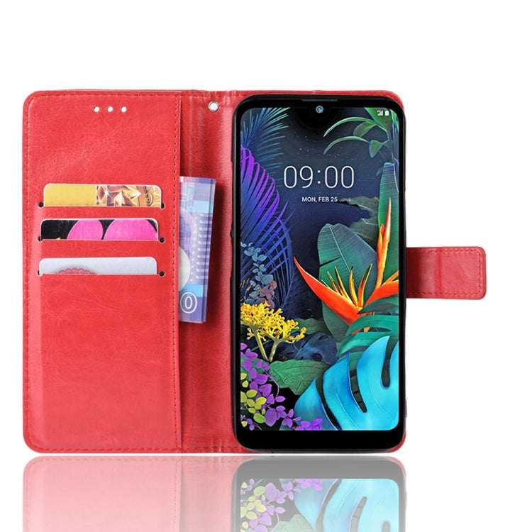 Retro Crazy Horse Texture Horizontal Flip Leather Case for LG K50 /LG Q60, with Holder & Card Slo...