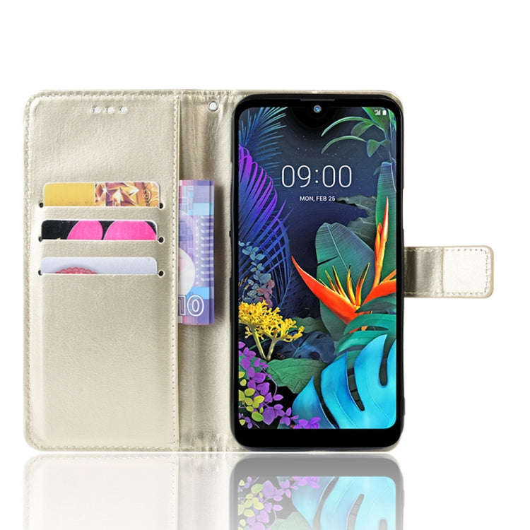 Retro Crazy Horse Texture Horizontal Flip Leather Case for LG K50 /LG Q60, with Holder & Card Slo...