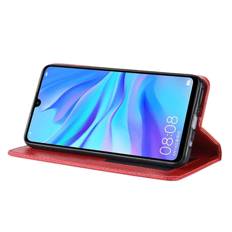 Magnetic Buckle Retro Crazy Horse Texture Horizontal Flip Leather Case for Huawei Maimang 8, with...
