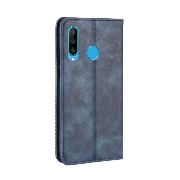 Magnetic Buckle Retro Crazy Horse Texture Horizontal Flip Leather Case for Huawei Maimang 8, with...