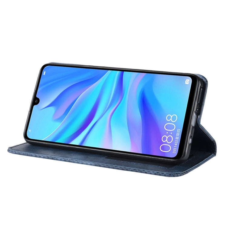 Magnetic Buckle Retro Crazy Horse Texture Horizontal Flip Leather Case for Huawei Maimang 8, with...