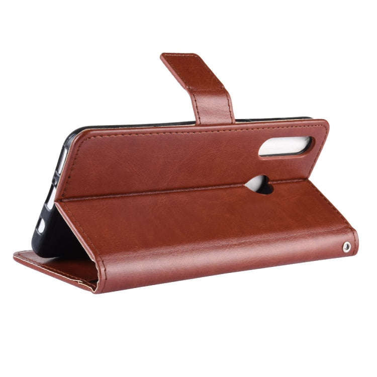 Retro Crazy Horse Texture Horizontal Flip Leather Case for Huawei Maimang 8, with Holder & Card S...