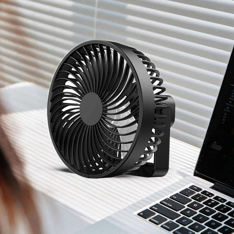 Multifunctional LED Rechargeable Outdoor Portable Tent Camping Fan(Black)