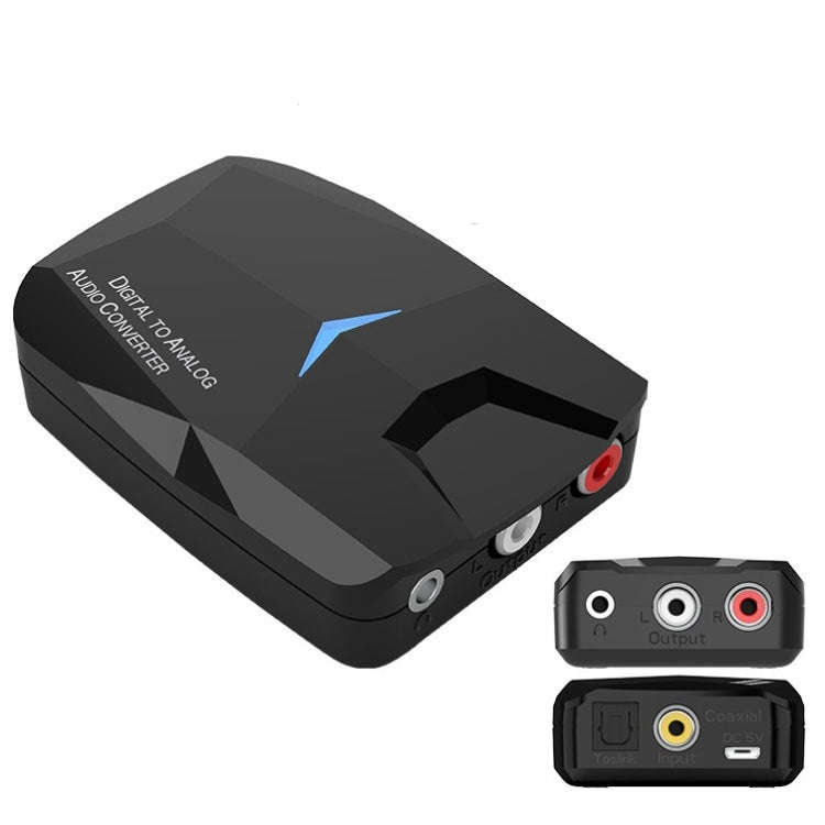 MSD-M24 Optical Amplifier Decoder Optical Fiber Coaxial RCA Digital to Analog bluetooth Audio Ada...