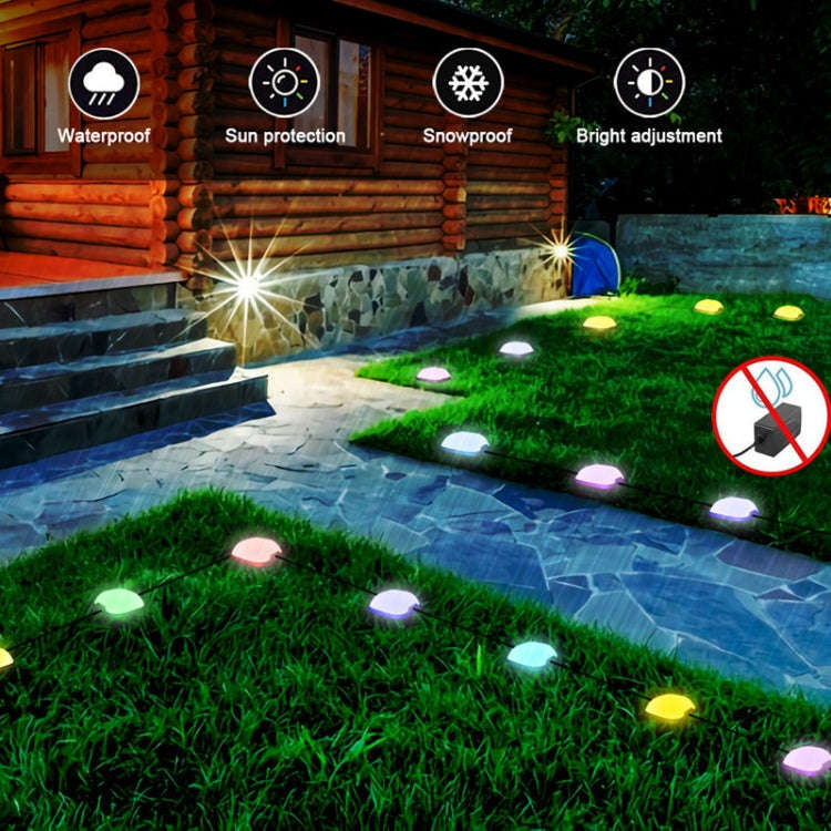 CP01 Outdoor WIFI Smart APP Control Garden Lamp Music Sync Outdoor Ground Lights(US Plug)