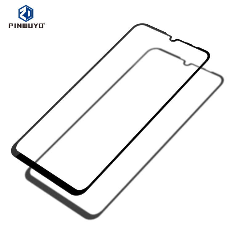 PINWUYO 9H 2.5D Full Glue Tempered Glass Film for Huawei P Smart Z / Y9 Prime 2019