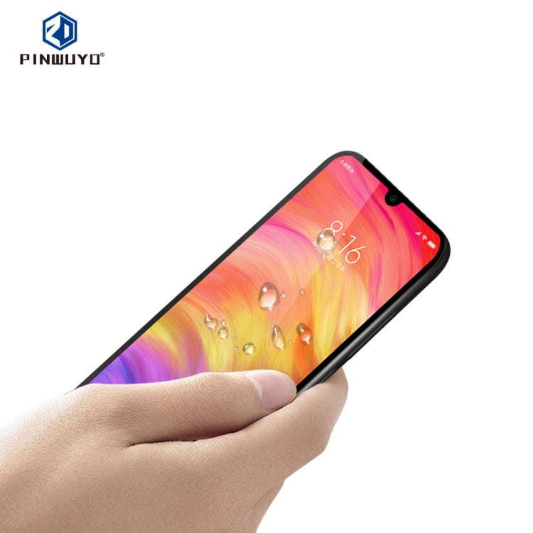 PINWUYO 9H 2.5D Full Glue Tempered Glass Film for Huawei P Smart Z / Y9 Prime 2019