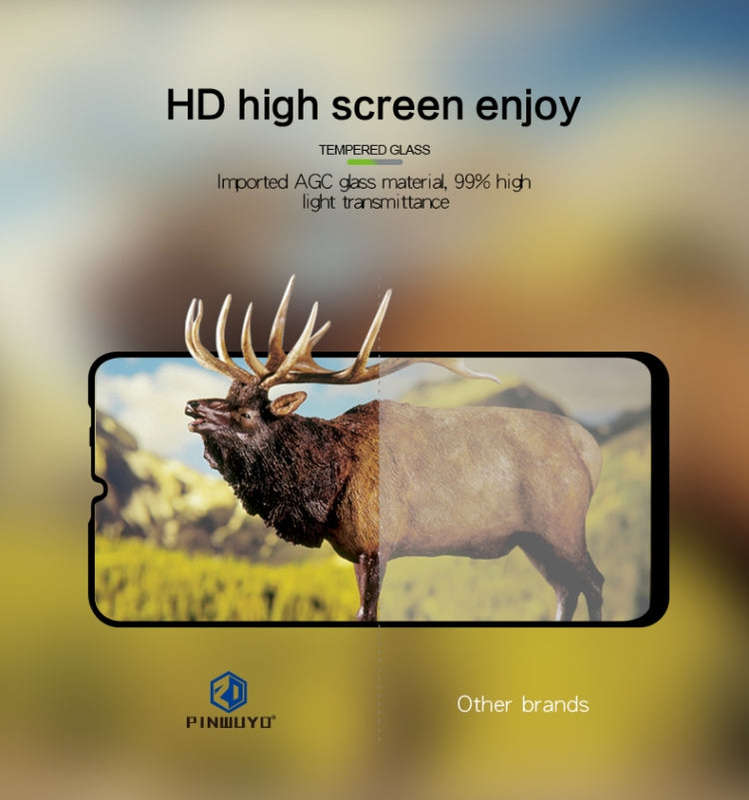 PINWUYO 9H 2.5D Full Glue Tempered Glass Film for Huawei P Smart Z / Y9 Prime 2019