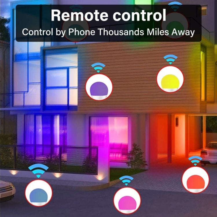 DP01 4pcs TUYA WiFi Smart Light Bulb 15W E26 E27 RGB + White + Warm White LED Bulb