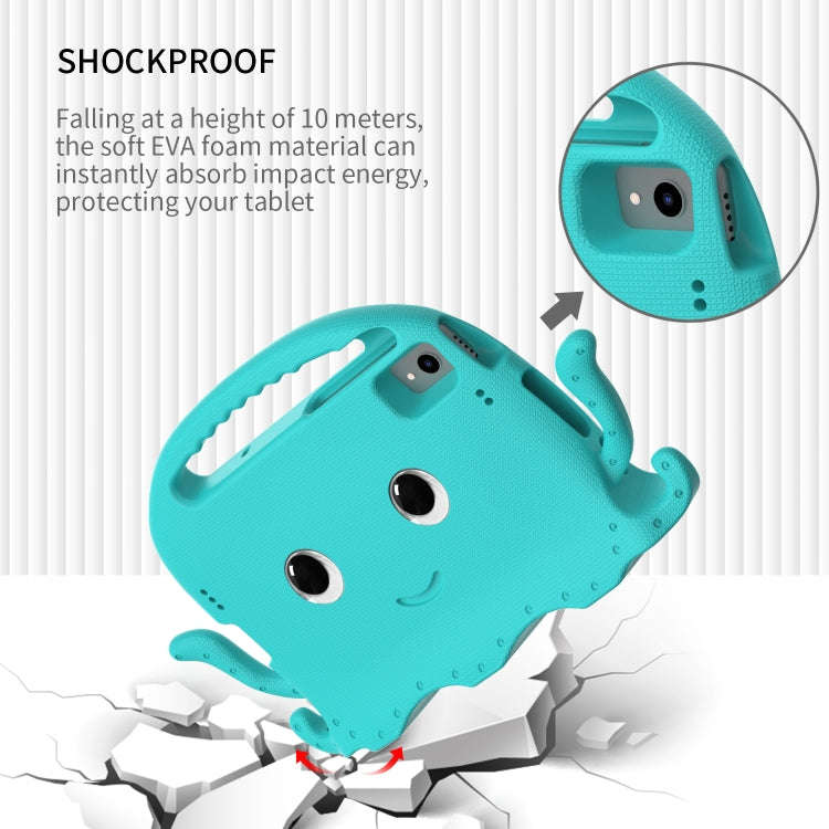 For Huawei MatePad 10.4 Octopus Style EVA PC Tablet Case(Glacial Green)