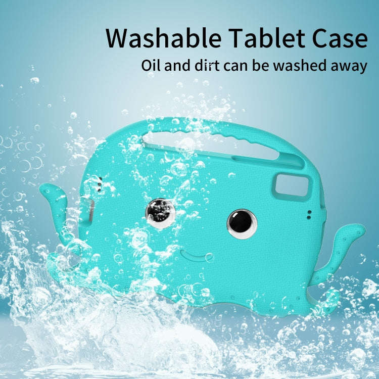 For Huawei MatePad 10.4 Octopus Style EVA PC Tablet Case(Glacial Green)