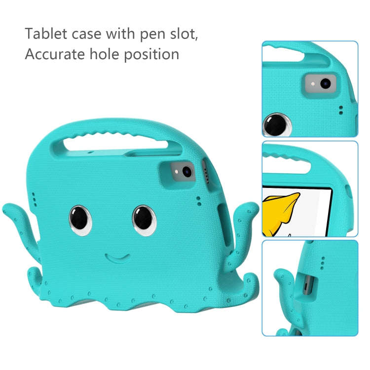 For Huawei MatePad 10.4 Octopus Style EVA PC Tablet Case(Glacial Green)