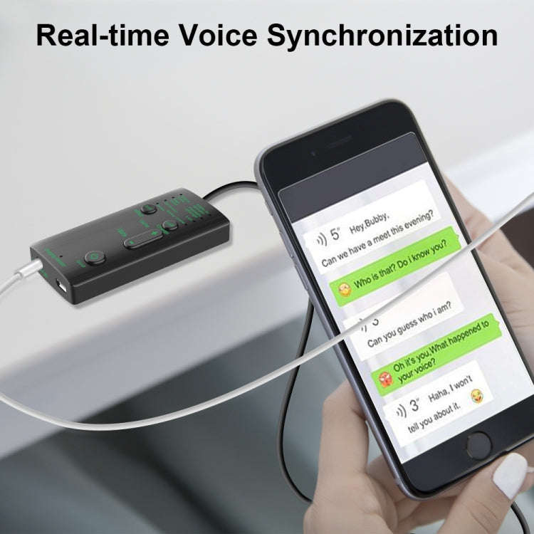 M1 Portable Mini Voice Changing Modulator with Adjustable Voice Functions & Phone Computer & Soun...