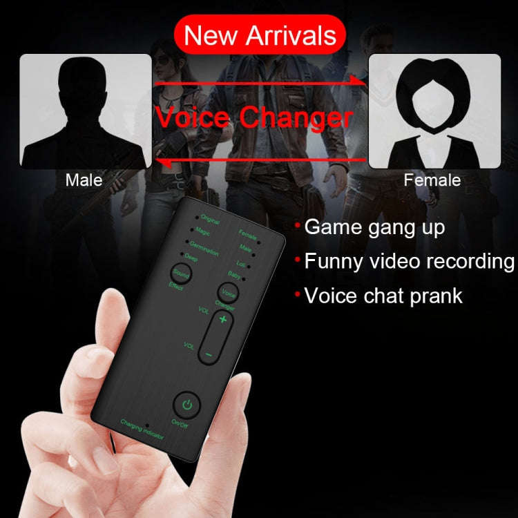 M1 Portable Mini Voice Changing Modulator with Adjustable Voice Functions & Phone Computer & Soun...