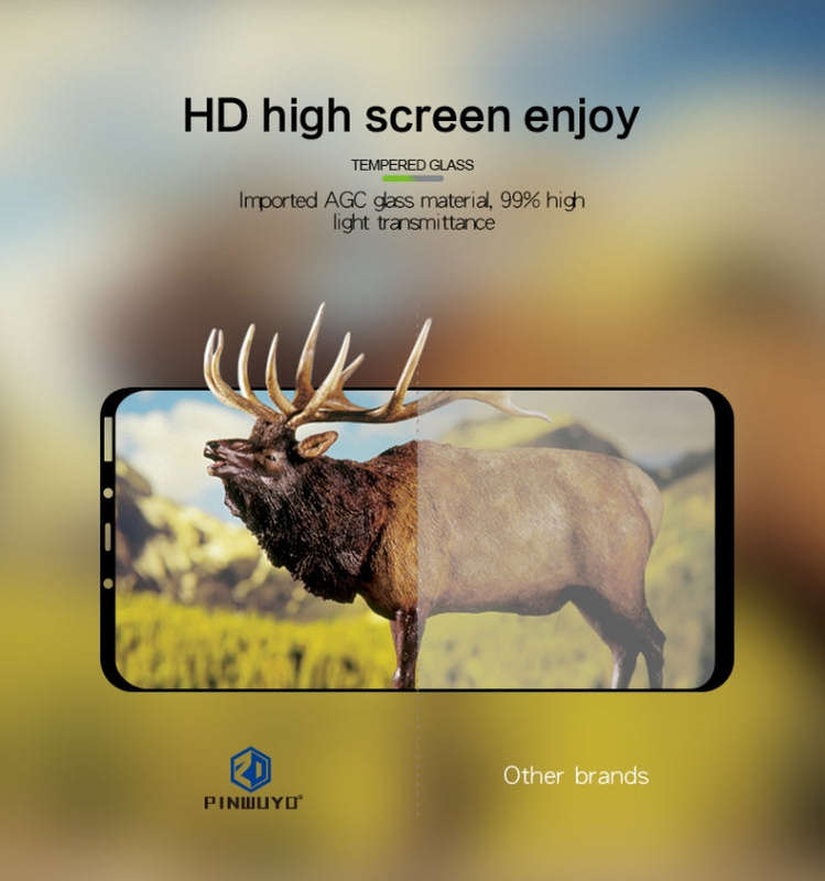 PINWUYO 9H 2.5D Full Glue Tempered Glass Film for Nokia X71