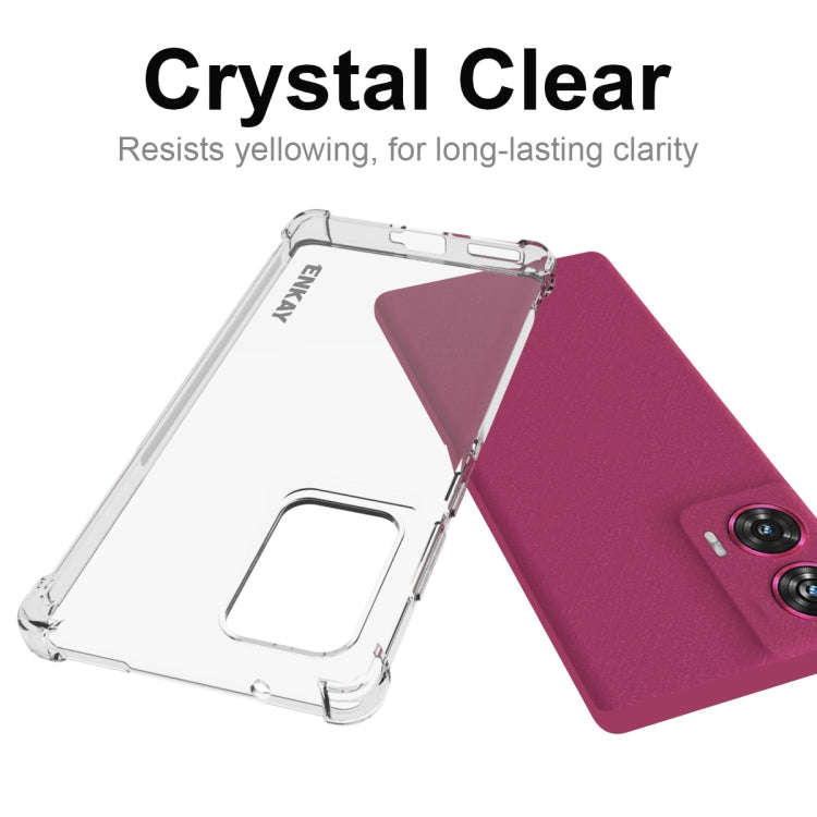 For Motorola Edge 50 Fusion ENKAY Hat-Prince Transparent TPU Shockproof Phone Case
