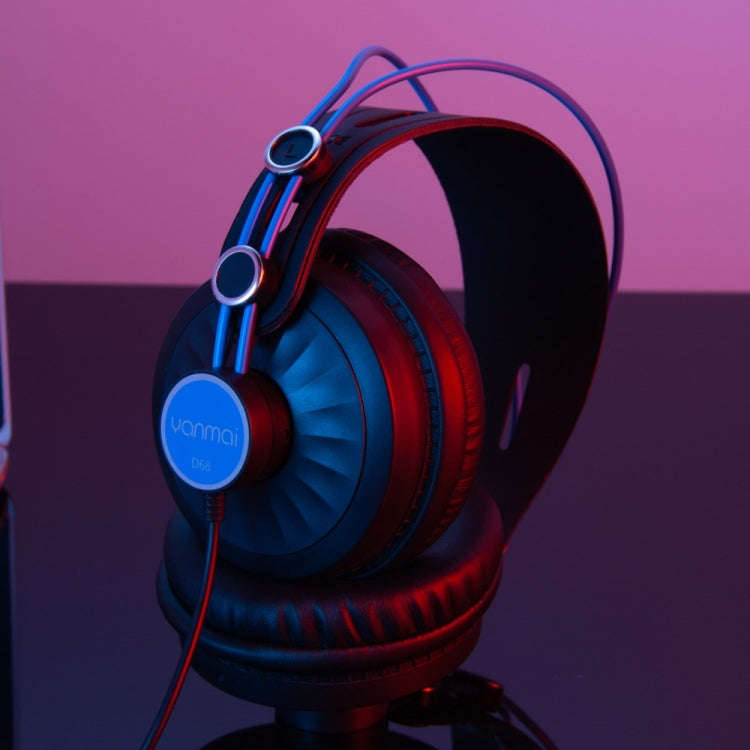Yanmai D68-A Foldable Lightweight Recording Monitor Headphone(Golden)