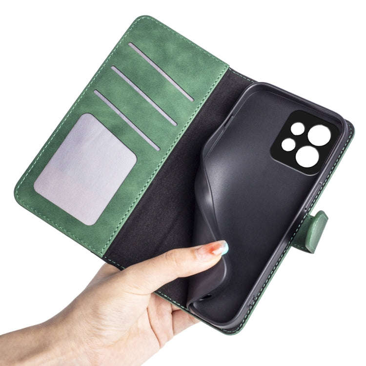 For Motorola Moto X40 Stitching Horizontal Flip Leather Phone Case(Green)