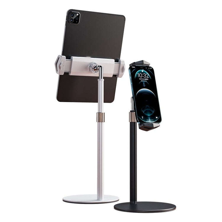 Boneruy P21 Lifting Adjustable Rotating Phone Tablet Desktop Holder(White)