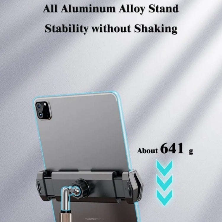 Boneruy P21 Lifting Adjustable Rotating Phone Tablet Desktop Holder(White)