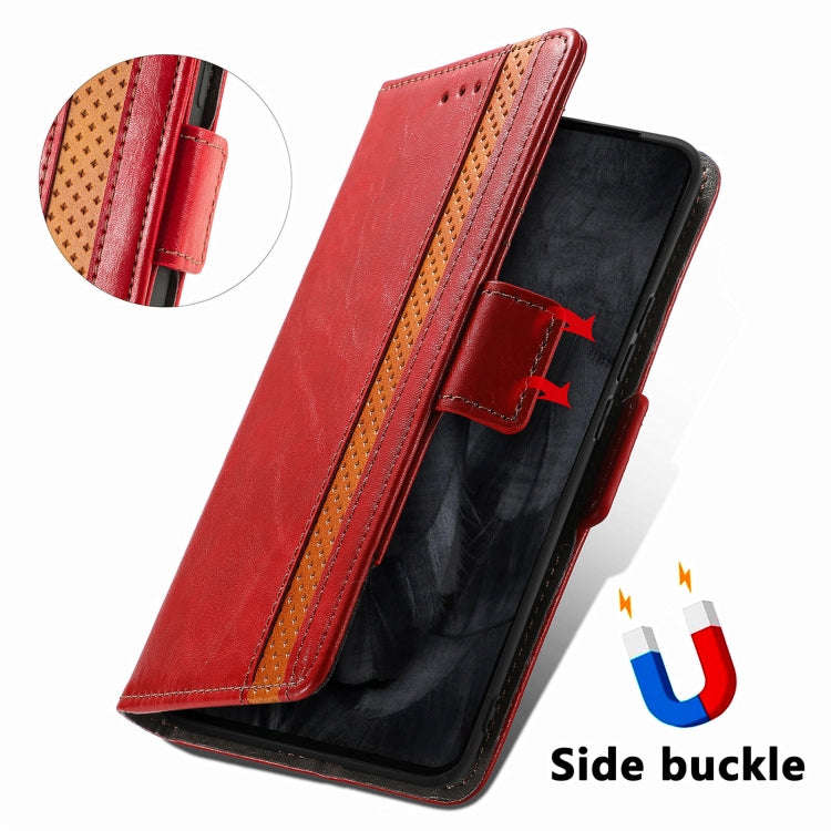 For Google Pixel 8 Pro CaseNeo Splicing Dual Magnetic Buckle Leather Phone Case(Gray)