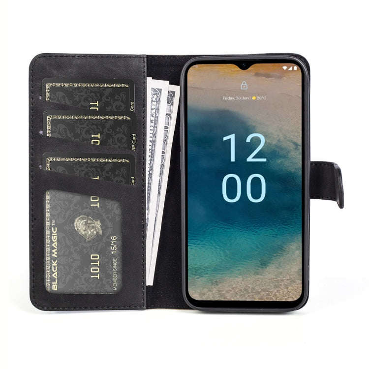 For Nokia G22 Stitching Horizontal Flip Leather Phone Case(Green)