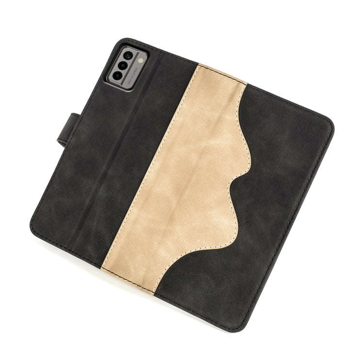 For Nokia G22 Stitching Horizontal Flip Leather Phone Case(Green)